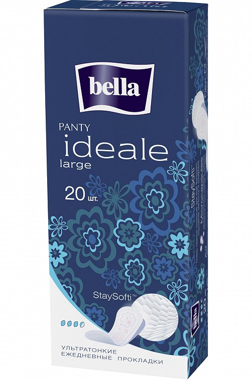 Прокладки ежедневные супертонкие Panty Ideale Large 20 шт Bella