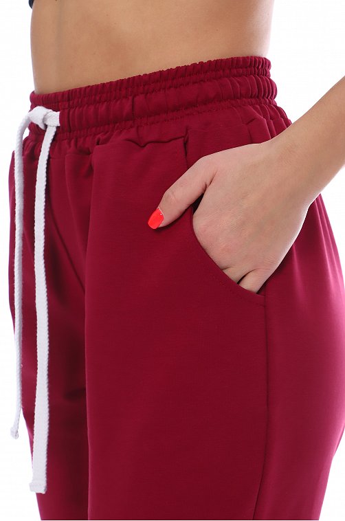 Женские брюки из футера Trikotel