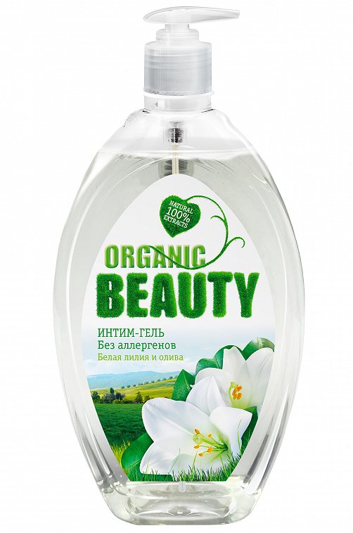 Интим-гель Organic Beauty белая лилия и олива 500 мл Organic Beauty