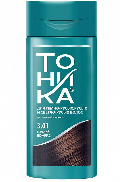 Бальзам для волос оттеночный Тоника с эффектом биоламинирования цвет горький шоколад 150 мл БИГ