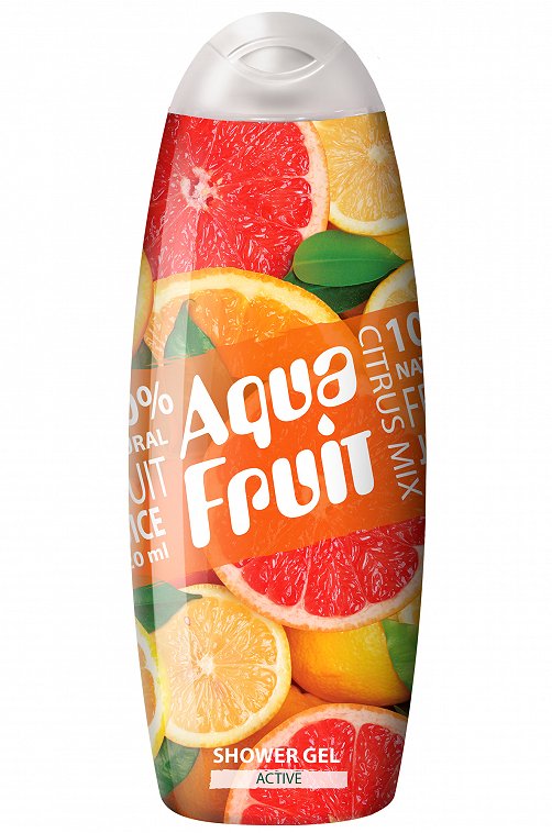 Гель для душа Aquafruit citrus mix active 420 мл Aquafruit