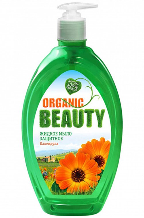 Мыло жидкое Organic Beauty защитное 500 мл БИГ