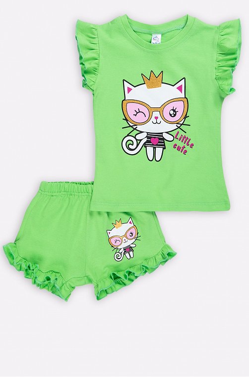 Костюм хлопковый для девочки Bonito