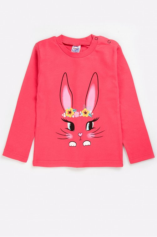 Джемпер для девочки Bonito 6631255 розовый купить оптом в HappyWear.ru