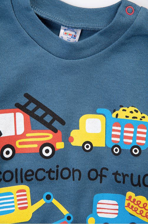 Теплый джемпер для мальчика с микроначесом Bonito