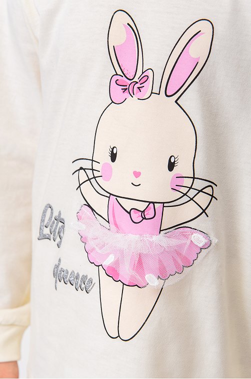 Хлопковая пижама для девочки Bonito