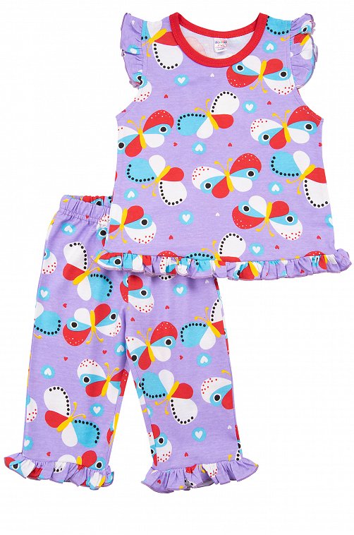 Пижама для девочки Bonito 6612785 фиолетовый купить оптом в HappyWear.ru