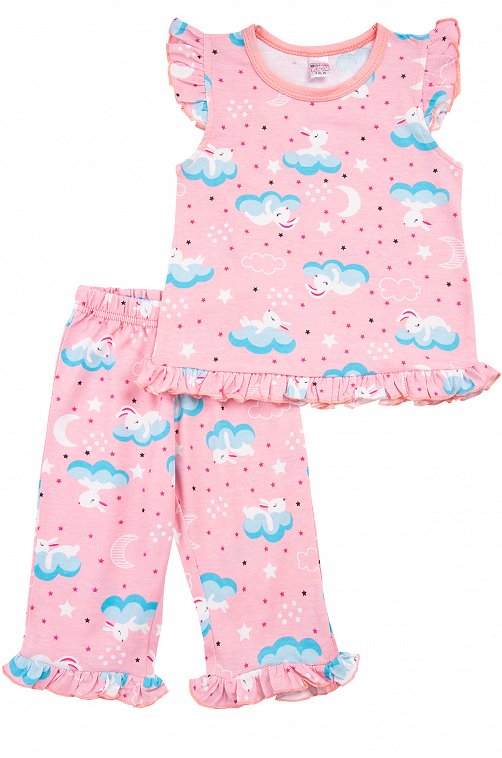 Пижама для девочки Bonito 6612783 розовый купить оптом в HappyWear.ru