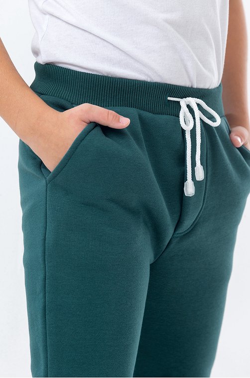 Теплые брюки из футера с начесом для мальчика Bonito