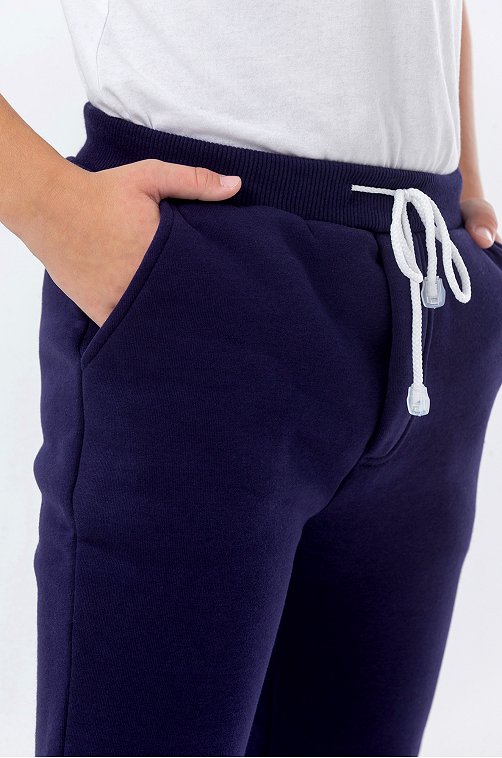 Теплые брюки из футера с начесом для мальчика Bonito