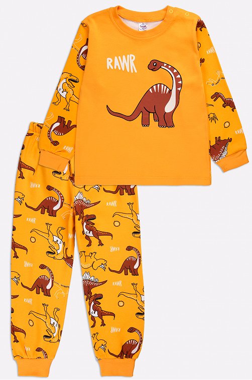 Хлопковая пижама из интерлока для мальчика Bonito