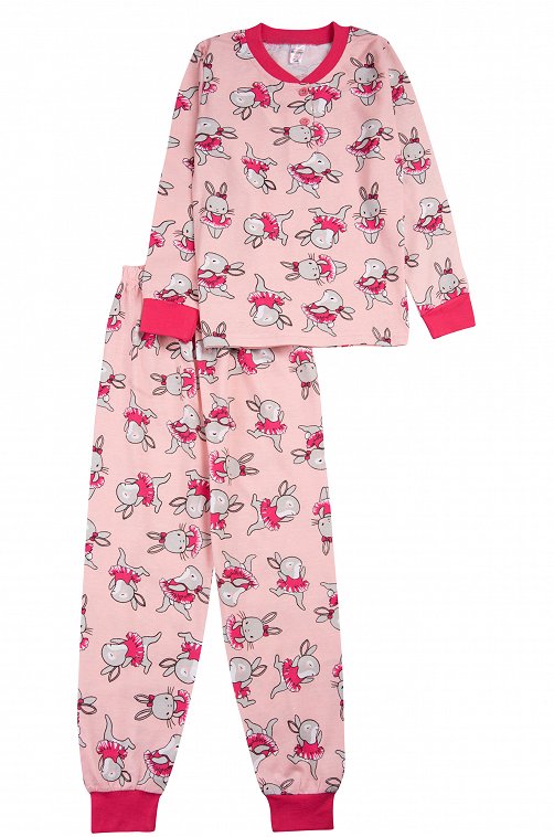 Пижама для девочки Bonito 6612789 розовый купить оптом в HappyWear.ru