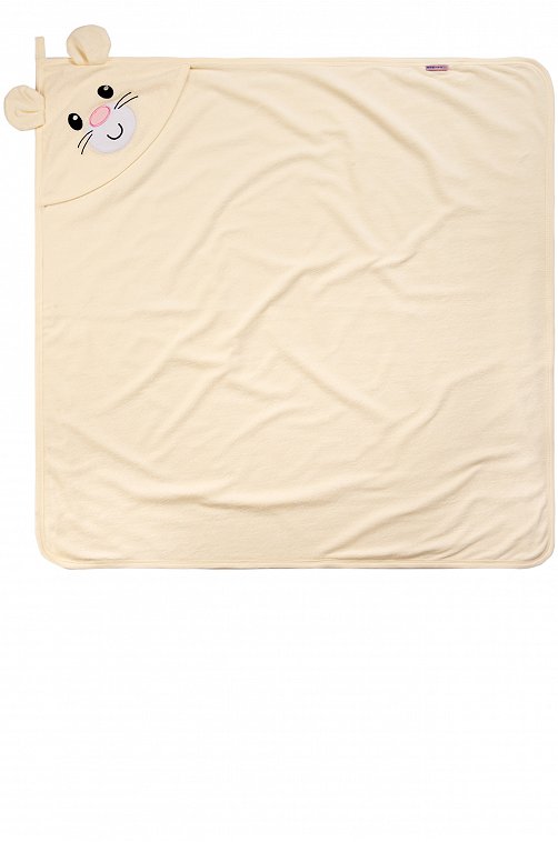 Махровое полотенце-уголок с рукавичкой для купания Bonito