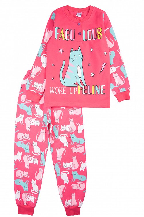 Пижама для девочки Bonito 6613313 розовый купить оптом в HappyWear.ru