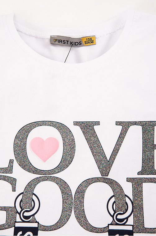 Футболка для девочки First Kids