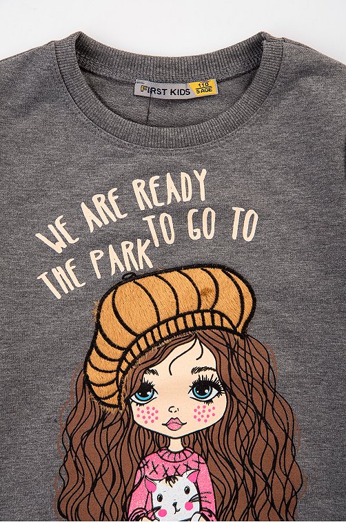 Джемпер для девочки FIRST KIDS