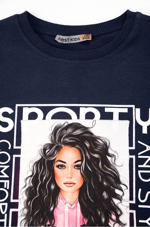 Джемпер для девочки First Kids