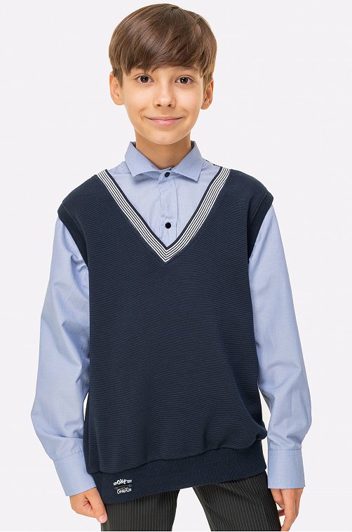 Джемпер-рубашка для мальчика Blueland