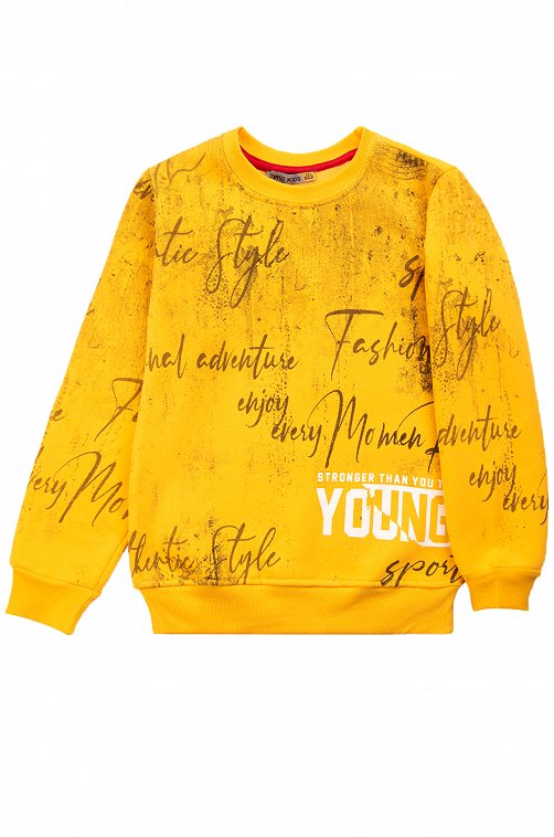 Утепленный джемпер для мальчика First Kids