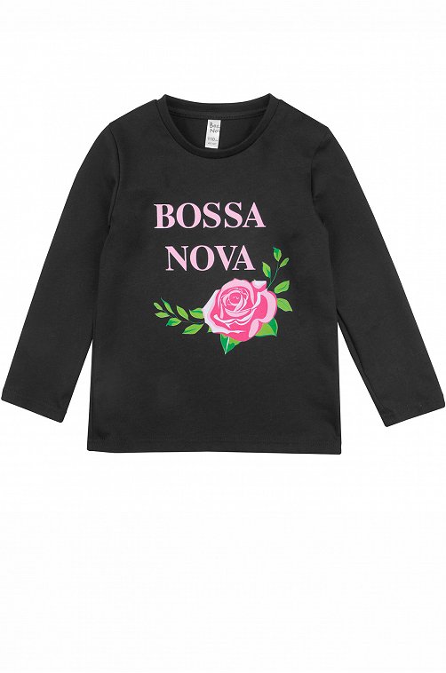 Лонгслив  для девочки Bossa Nova