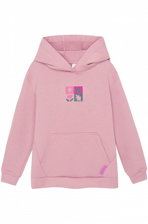 Толстовка для девочки из футера Bossa Nova