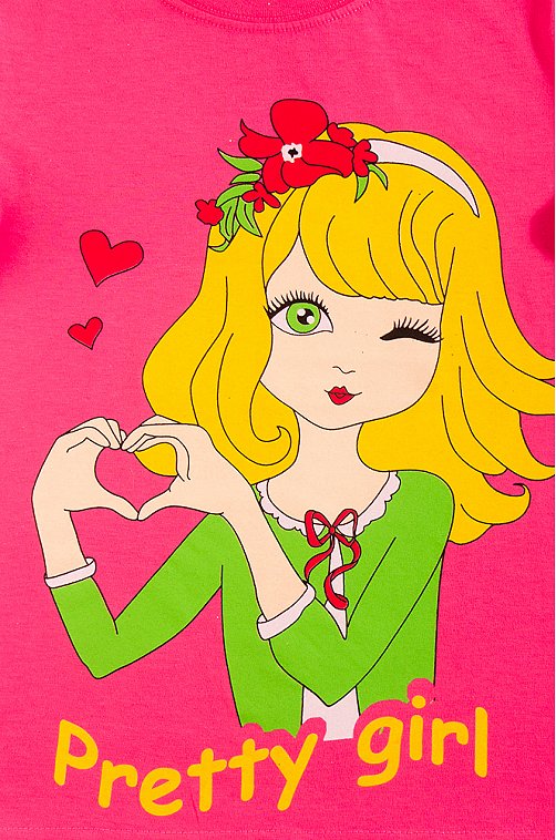 Футболка для девочки Bonito