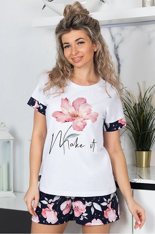 Женский хлопковый костюм Brosko