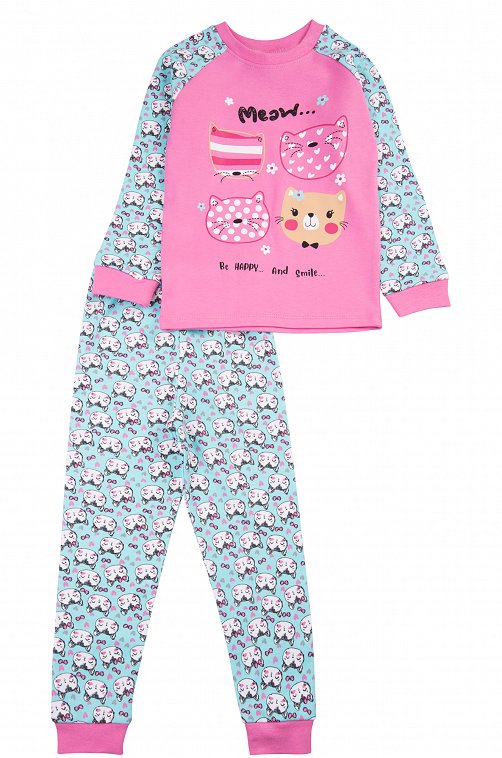 Пижама для девочки Baby Style 6613334 мультиколор купить оптом в HappyWear.ru