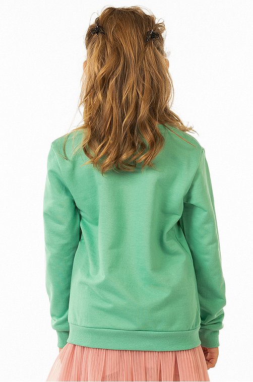 Свитшот для девочки из футера двухнитки Baby Style