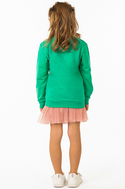 Свитшот для девочки из футера двухнитки Baby Style