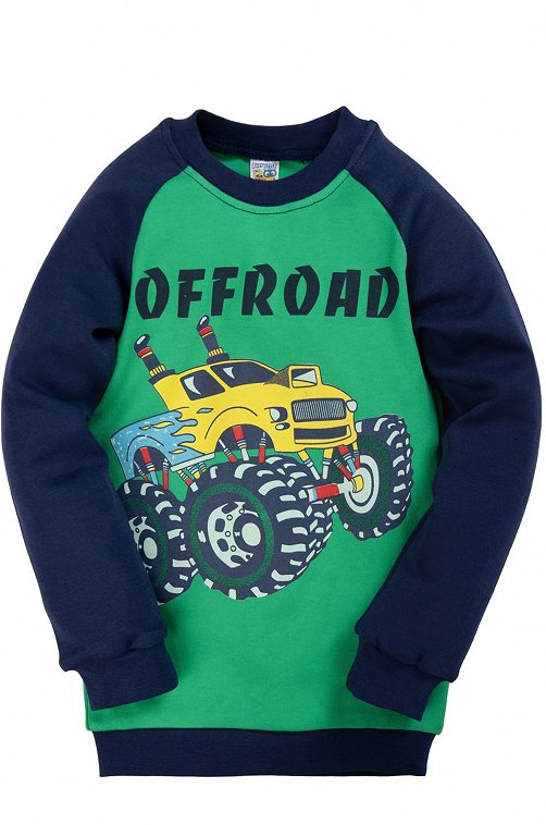 Свитшот из футера для мальчика Baby Style