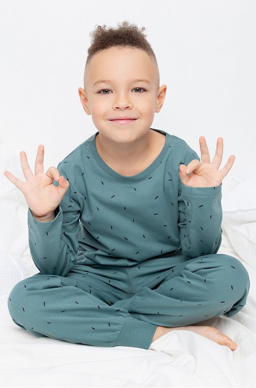 Хлопковая пижама для мальчика Crockid