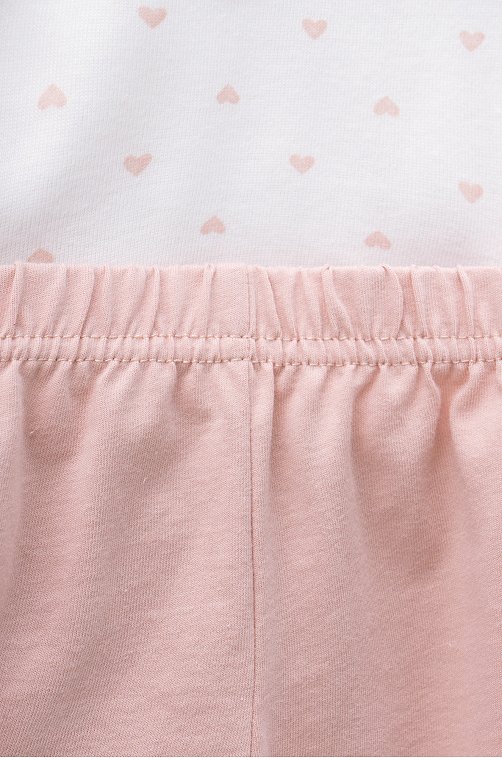 Пижама из рибаны для девочки Crockid