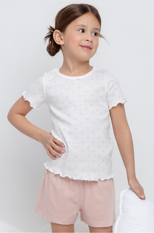 Пижама из рибаны для девочки Crockid