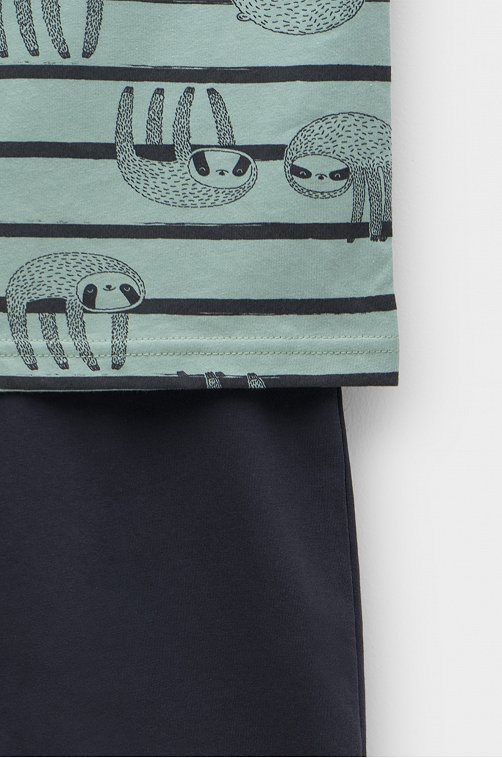 Хлопковая пижама для мальчика Crockid