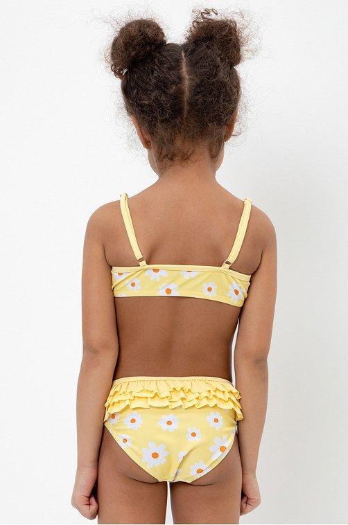Купальник для девочки Crockid 6689736 желтый купить оптом в HappyWear.ru