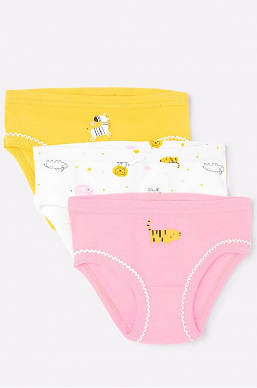 Трусы для девочки 3шт. Crockid
