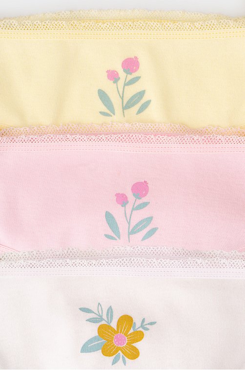 Трусы для девочки 3шт. Crockid