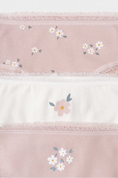 Трусы для девочки 3 шт. Crockid