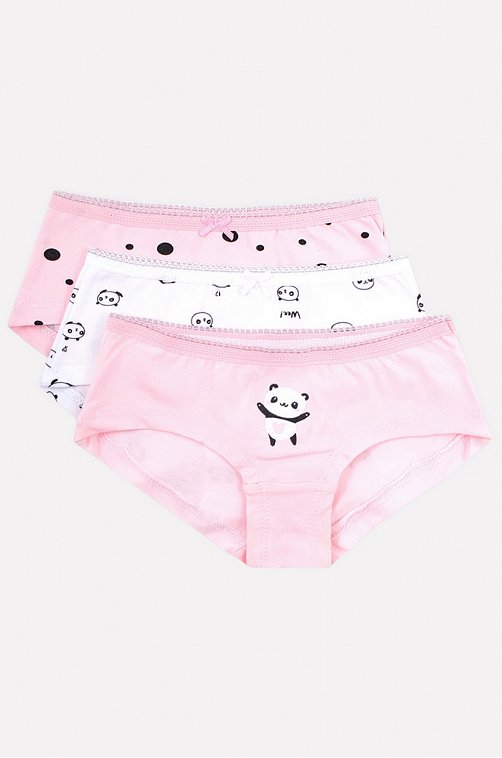 Трусы для девочки 3шт. Crockid