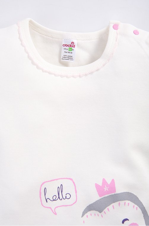 Футболка для девочки Crockid