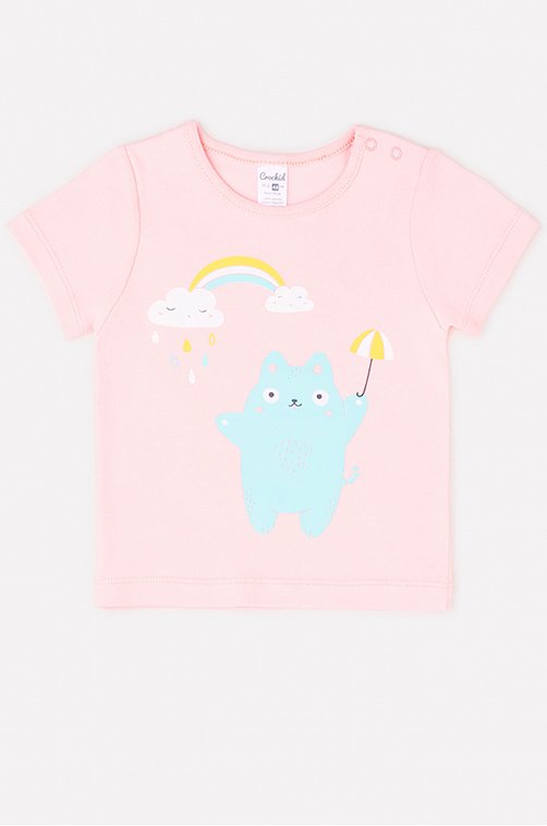 Футболка для девочки Crockid