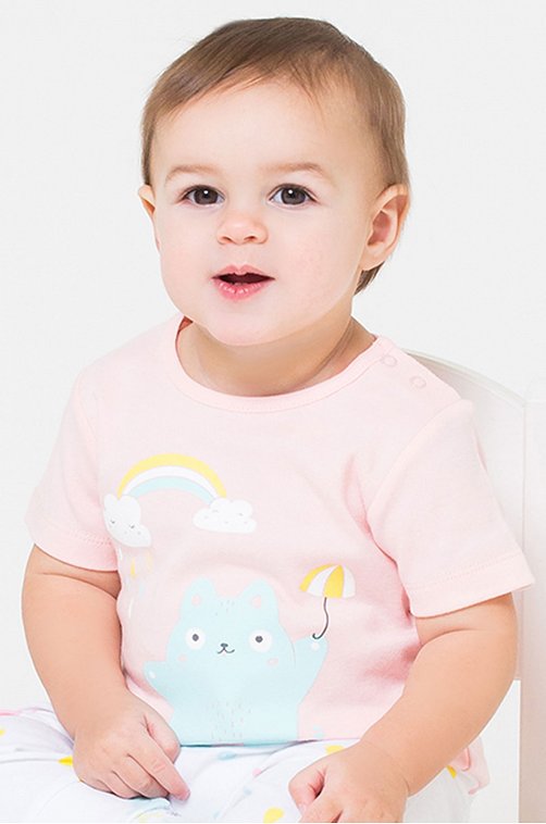 Футболка для девочки Crockid