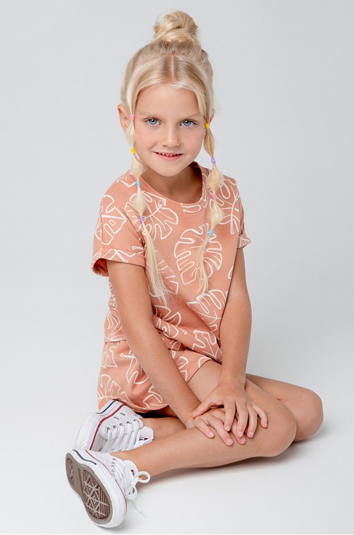 Футболка из супрема для девочки Crockid