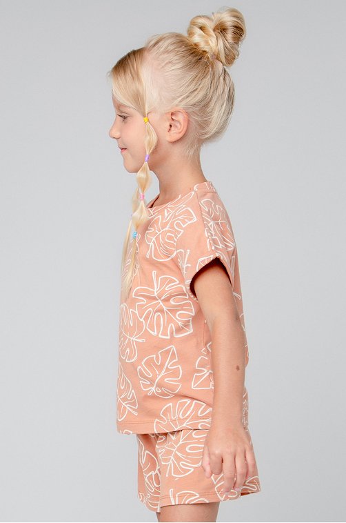 Футболка из супрема для девочки Crockid