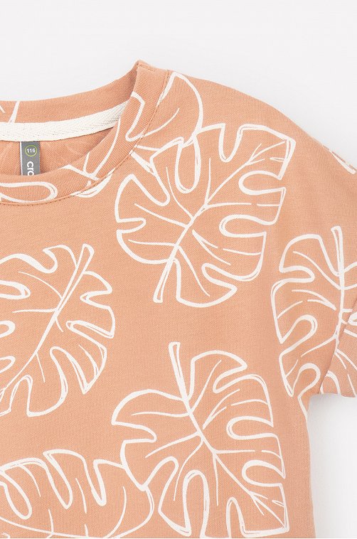 Футболка из супрема для девочки Crockid