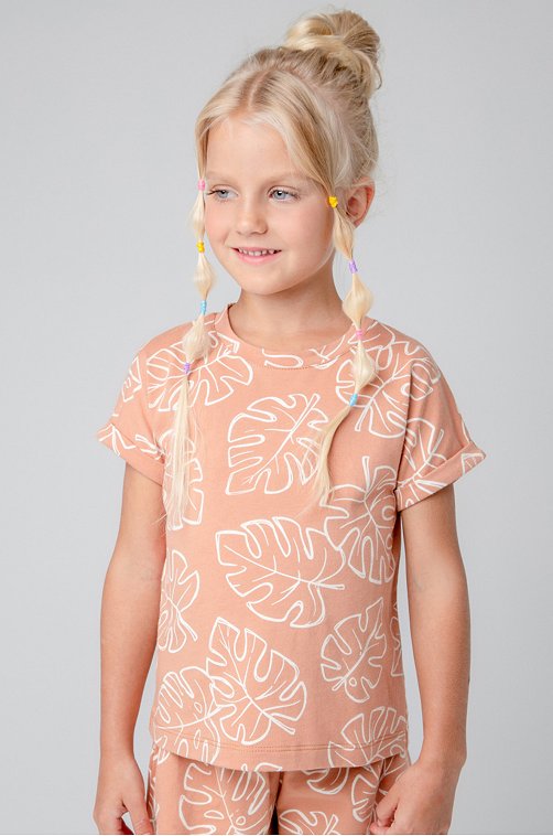 Футболка из супрема для девочки Crockid