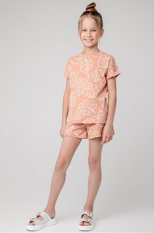 Футболка из супрема для девочки Crockid