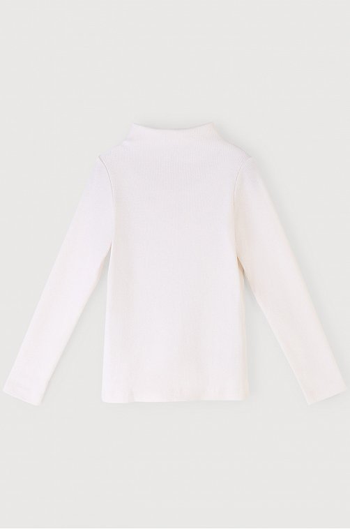 Однотонная водолазка для девочки из кашкорсе Crockid