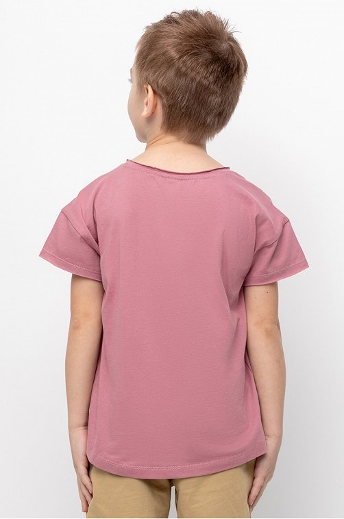 Детская хлопковая футболка Crockid